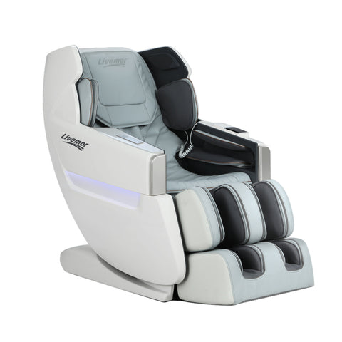 Massage Chair Electric Recliner Massager White Varitas
