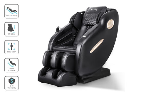 Massage Chair Electric Recliner Massager Black Ozeni