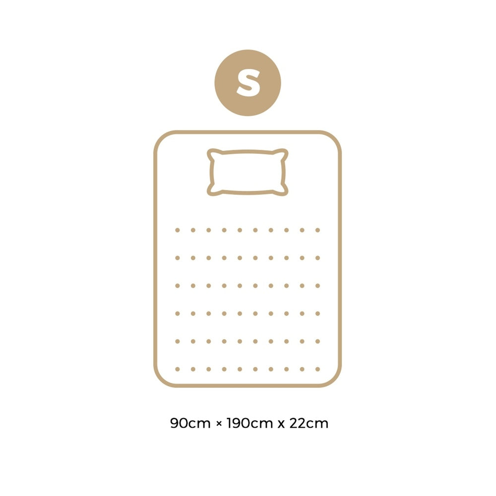 22cm Thick Mattress 7 Zone Support 3D Mesh Medium Firm 6.0