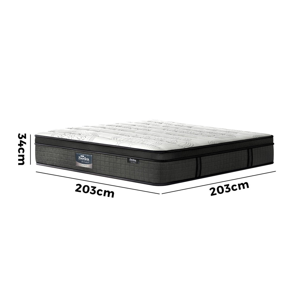 Super King Pocket Spring Mattress 34cm 9 Zone | Simpledeals