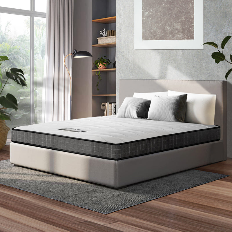 Mattress Tight Top Bonnell Spring Bed Foam Medium Firm 13CM Thick, Mattress - photo 15