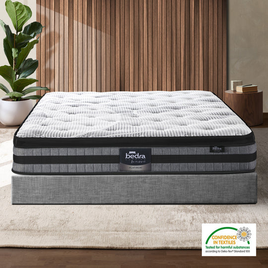 22cm Thick Medium-Firm Cool Gel Memory Foam Pillow Top