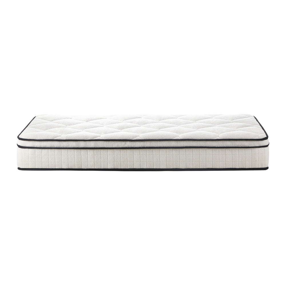 Boucle Single Mattress Memory Foam Pocket Spring Euro Top