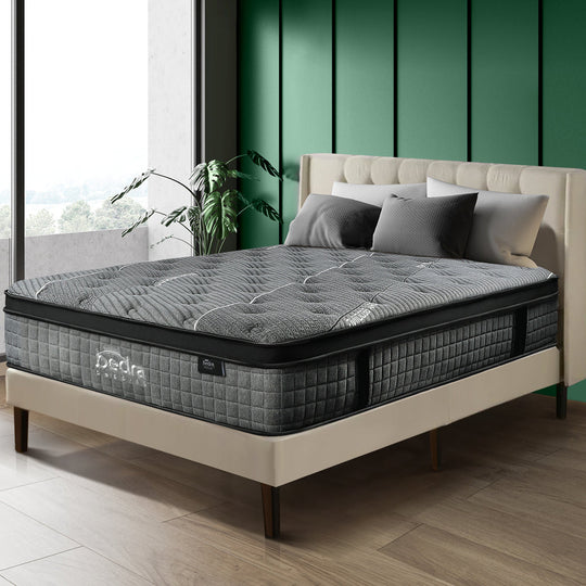 34cm Mattress Breathable Spring Euro Top Latex Foam 7 zone