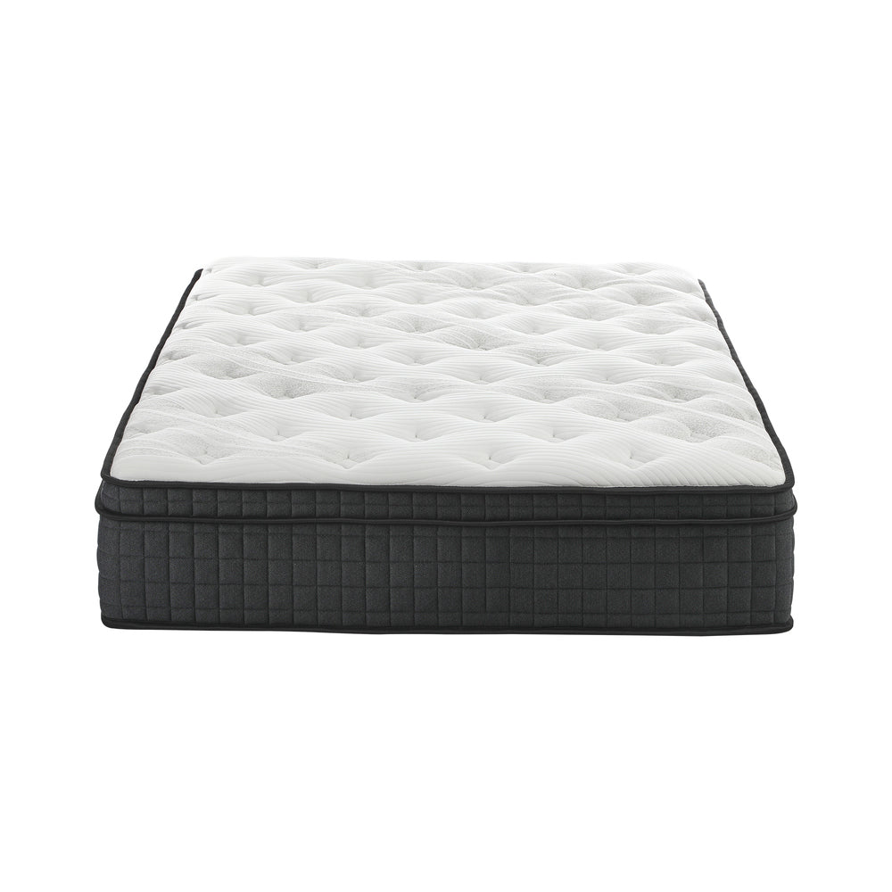 Queen Mattress Cool Gel Foam Pocket Spring 34CM with Pillows