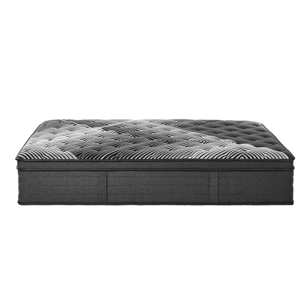 Double & Queen Mattress 9 Zone Pocket Spring Foam Bamboo Euro Top 35cm Medium