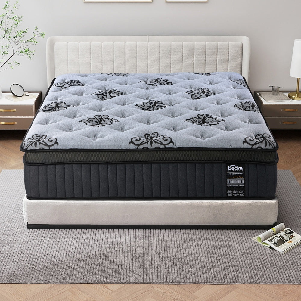 Double Pocket Spring Euro Top Mattress 32cm | Simpledeals