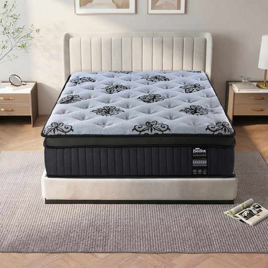 King Single Pocket Spring Mattress 32cm Medium Firm | Simpledeals