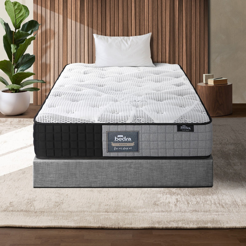 King Single Mattress Tight Top Foam 5 Zone Pocket Spring Innerspring 24cm - King Single