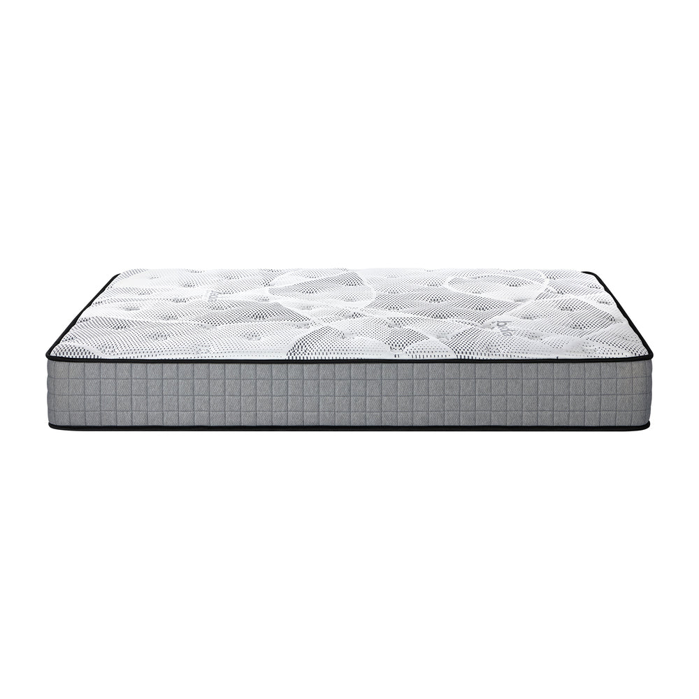 King Single Mattress Tight Top Foam 5 Zone Pocket Spring Innerspring 24cm