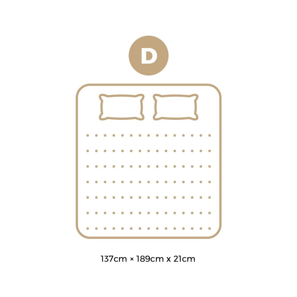 Double Pocket Spring Mattress Extra Firm 21cm | Simpledeals