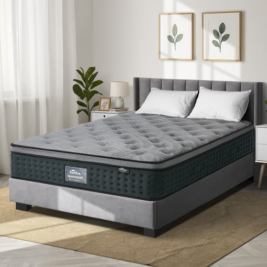 Double Euro Top Spring Mattress 34cm | Simpledeals