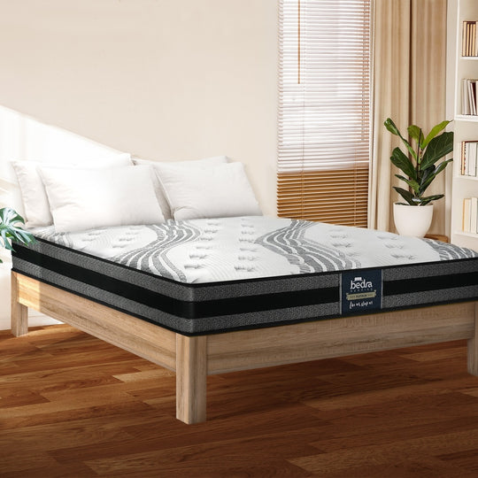 18cm Medium Firm Spring Foam Mattress Breathable Luxury Bed