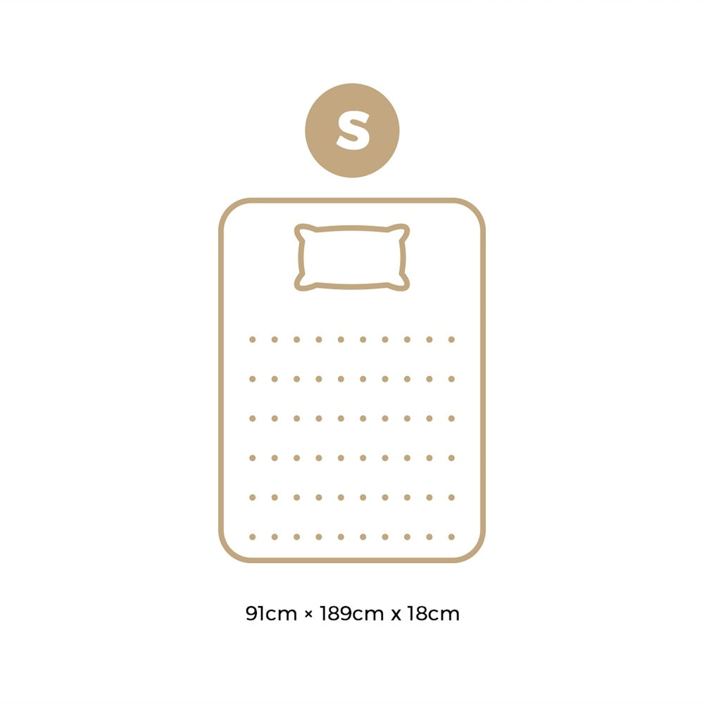 18cm Medium Firm Spring Foam Mattress Breathable Luxury Bed Comfort