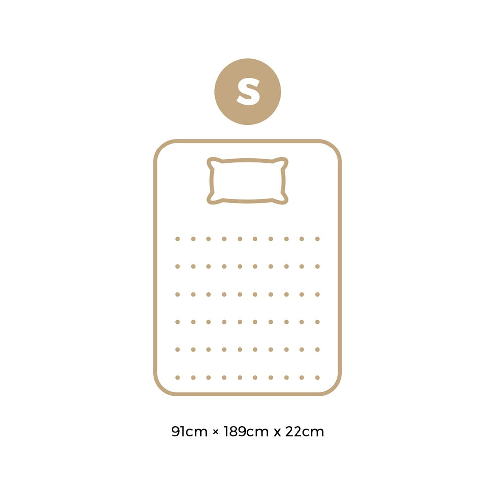 Simple Deals Mattress Breathable Luxury Bed Bonnell Spring Foam Medium 22cm