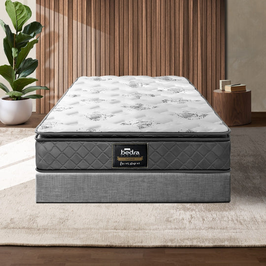 Bedra Single Medium 21cm Mattress with Bonnell Spring and
