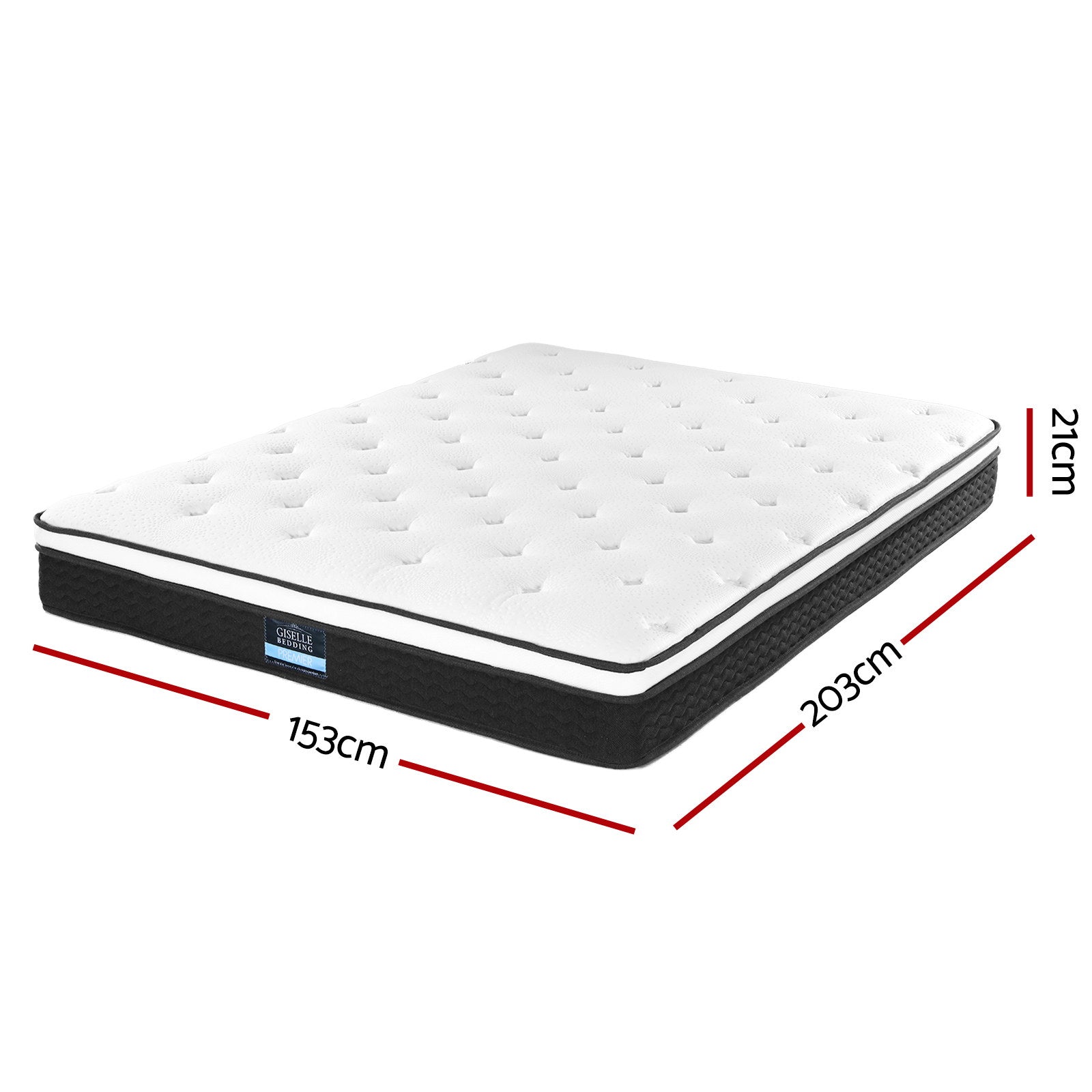 21cm Mattress Euro Top Queen