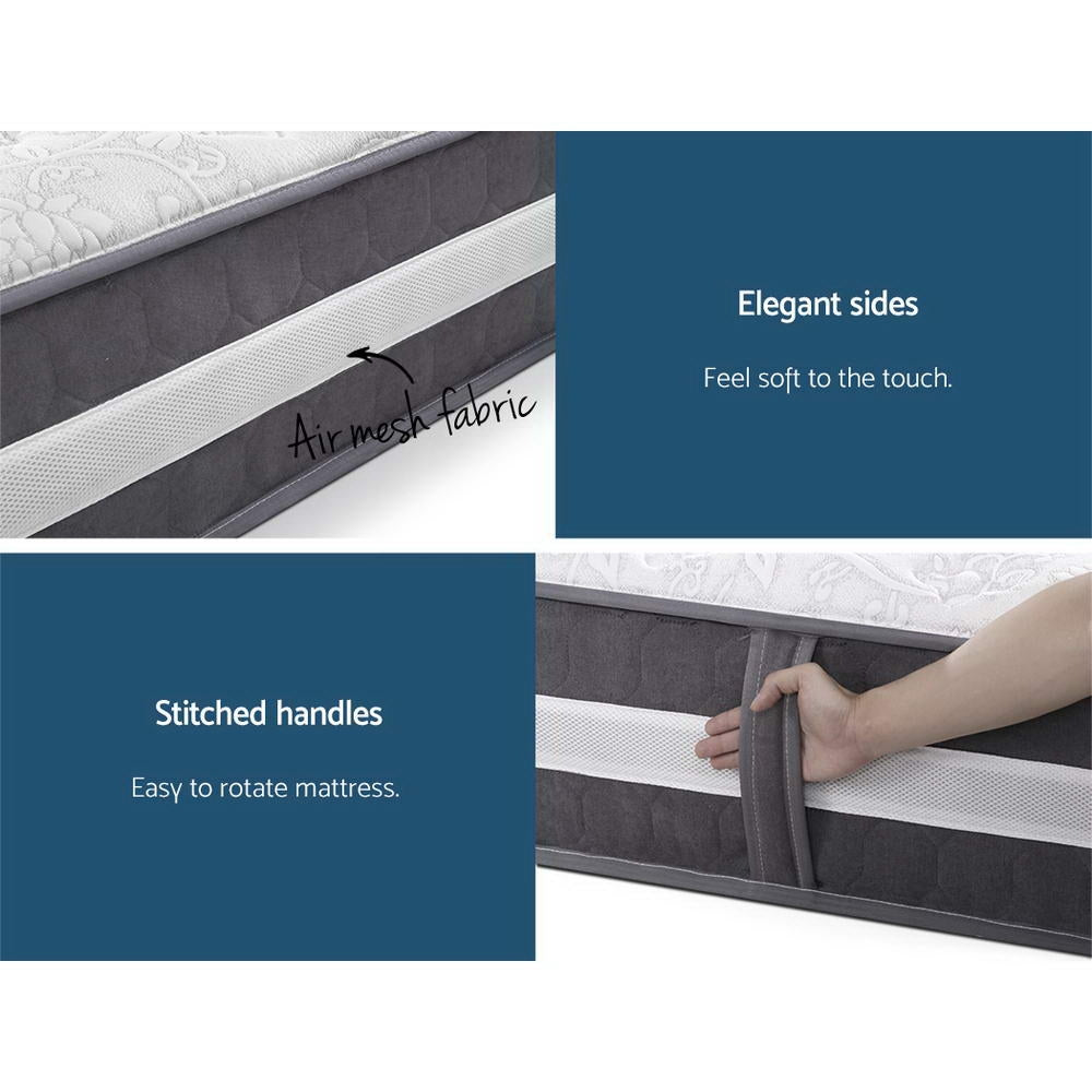 King Mattress 30CM Pocket Spring Premium Comfort Support Bed Mattress