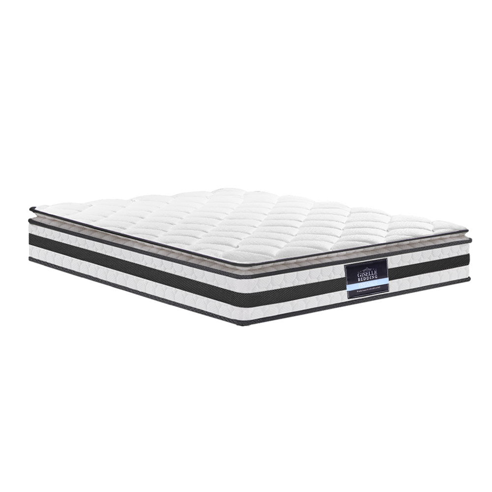 Double Giselle Bedding Pillow Top Mattress Thickness 21cm, Medium Firmness 6.0