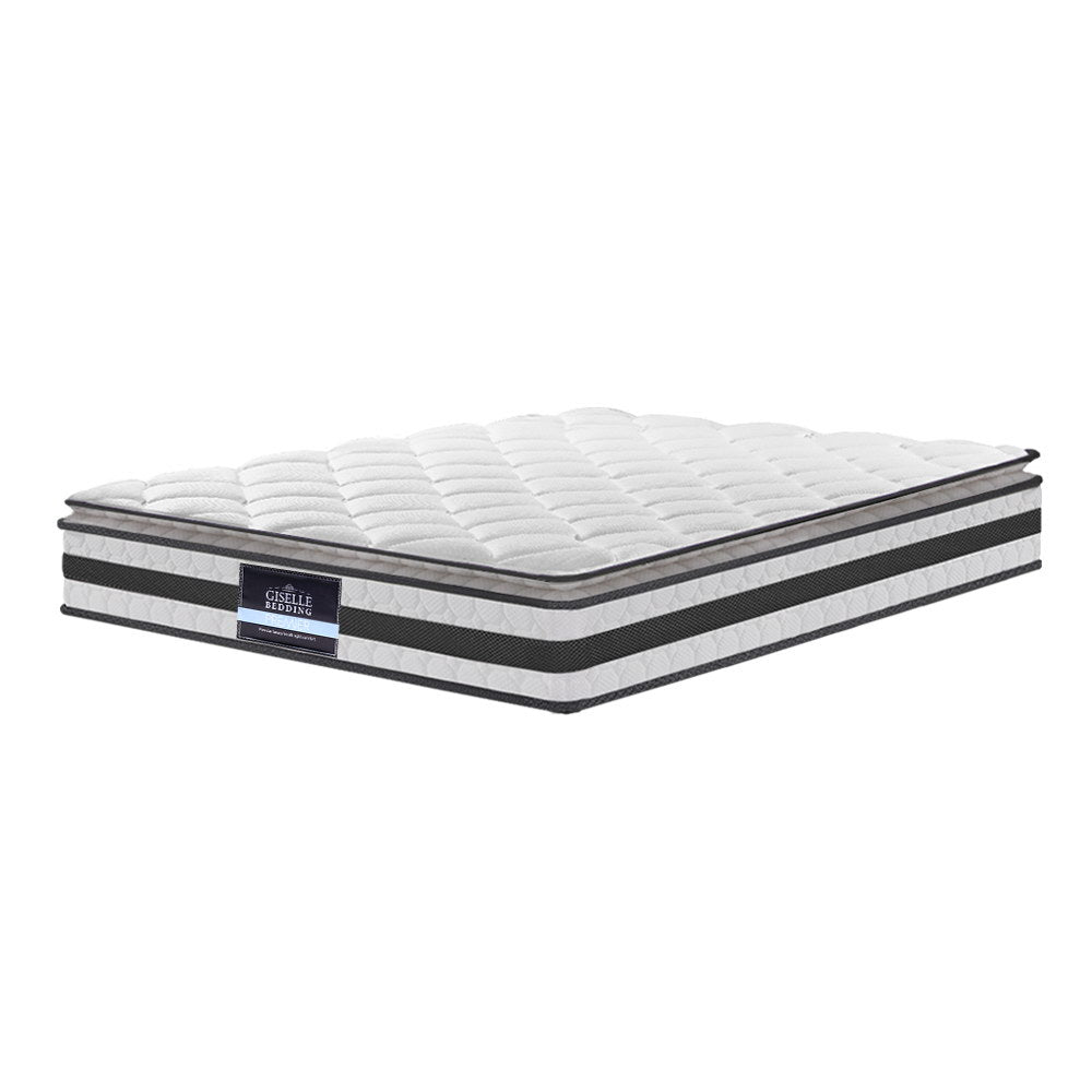 Queen Giselle Bedding Pillow Top Mattress Thickness 21cm, Medium Firmness 6.0