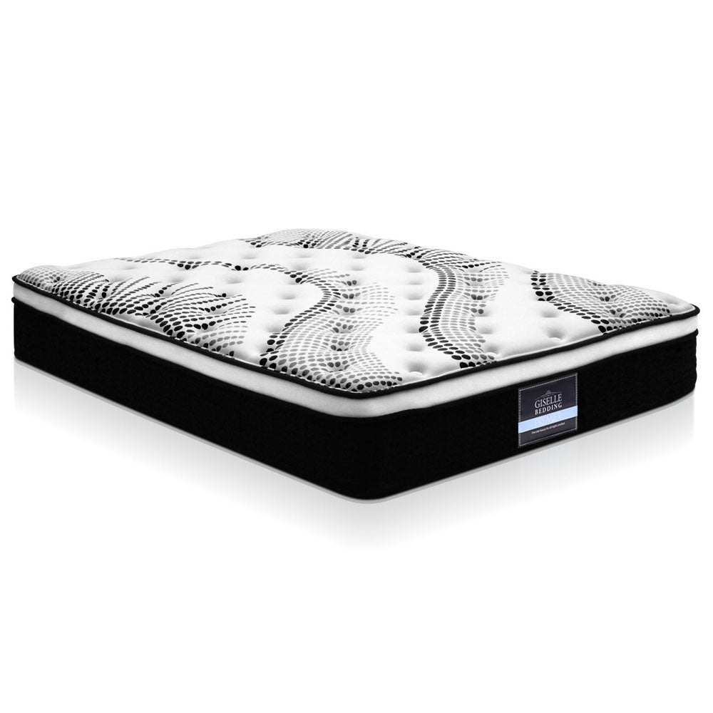Double Euro Top Mattress 32cm Thickness Medium Firm 5.0 Plush Supportive