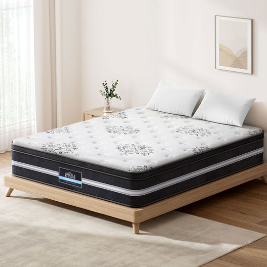 Double - Double 34cm Thick 5-Zone Memory Foam Mattress Medium-Firm