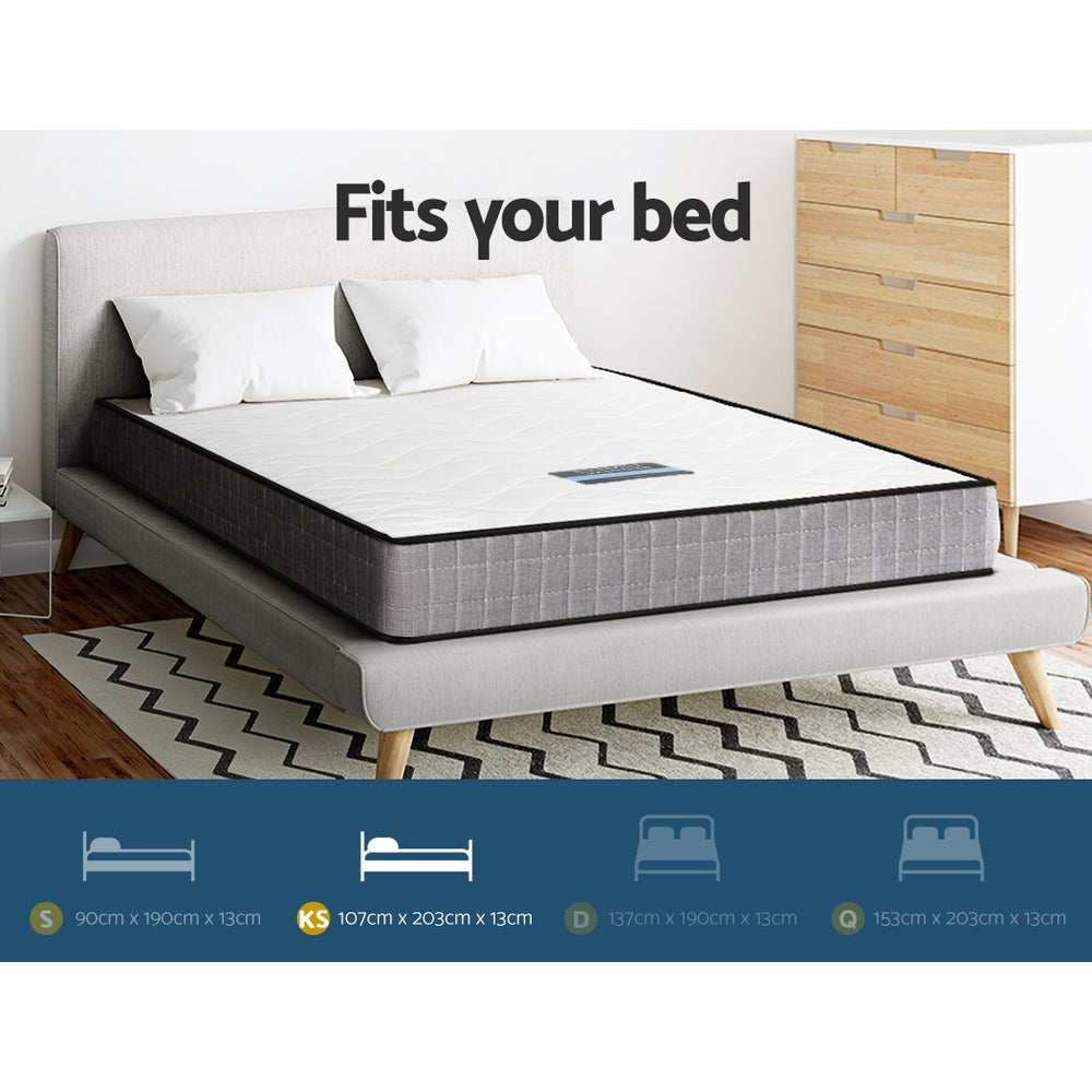 King Single 13cm Tight Top Bed Mattress Soft Support Foam Layer
