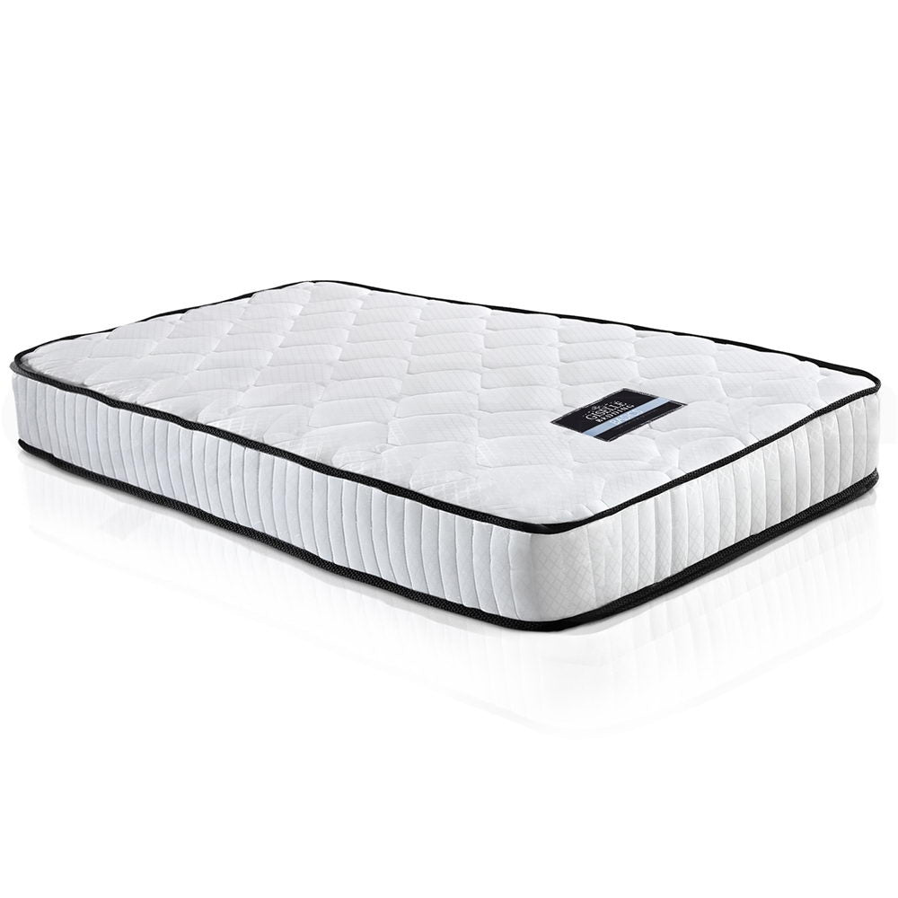 Single 21cm Tight Top Pocket Spring Mattress Medium Firm 364 Coils