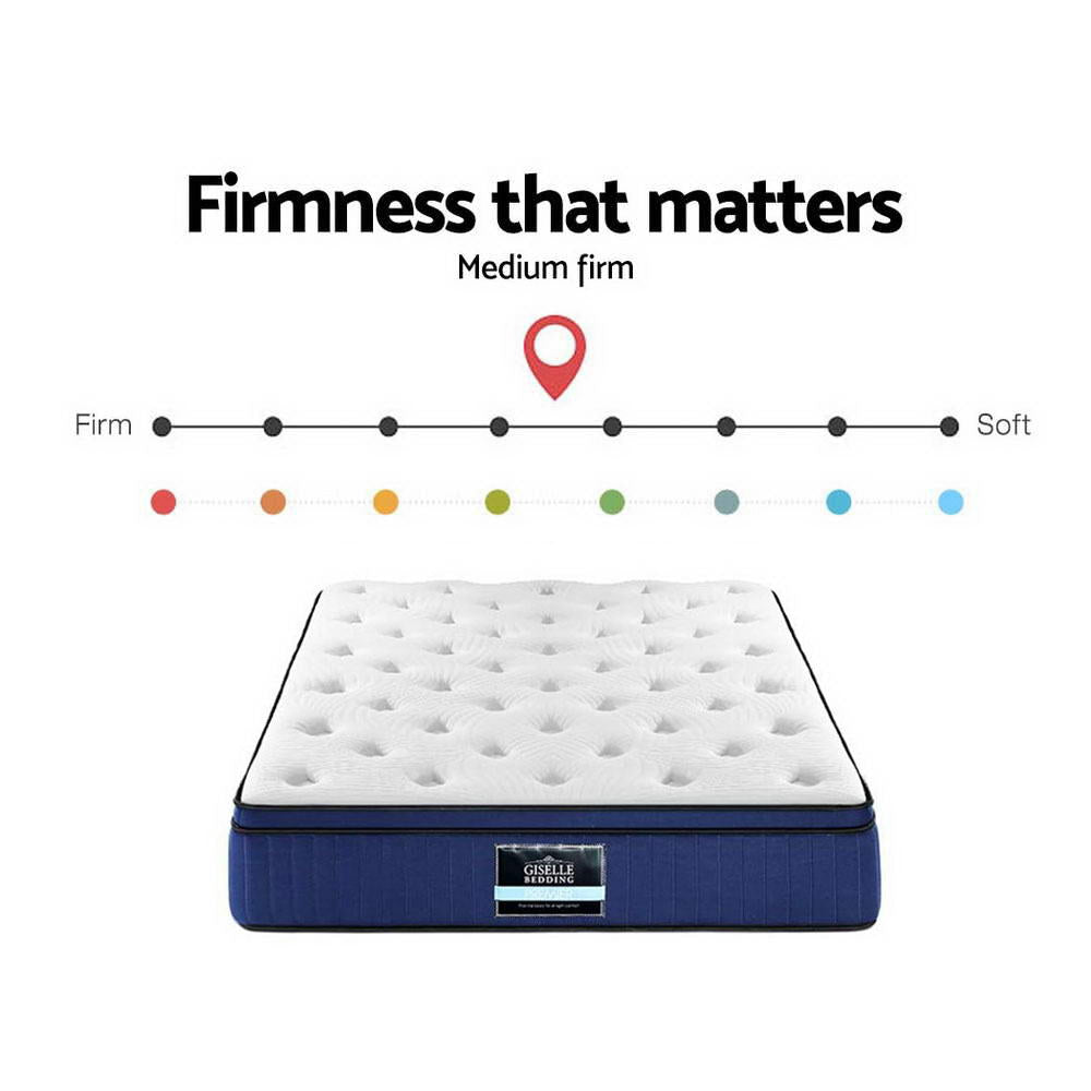 Double Size Mattress 7 Zones Pocket Spring cool Memory Foam 34cm