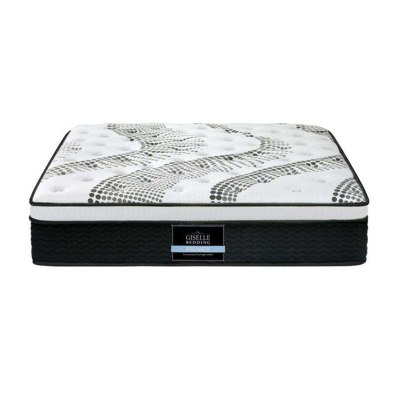 32cm Plush Euro Top Mattress Super King Supportive Comfortable Bed