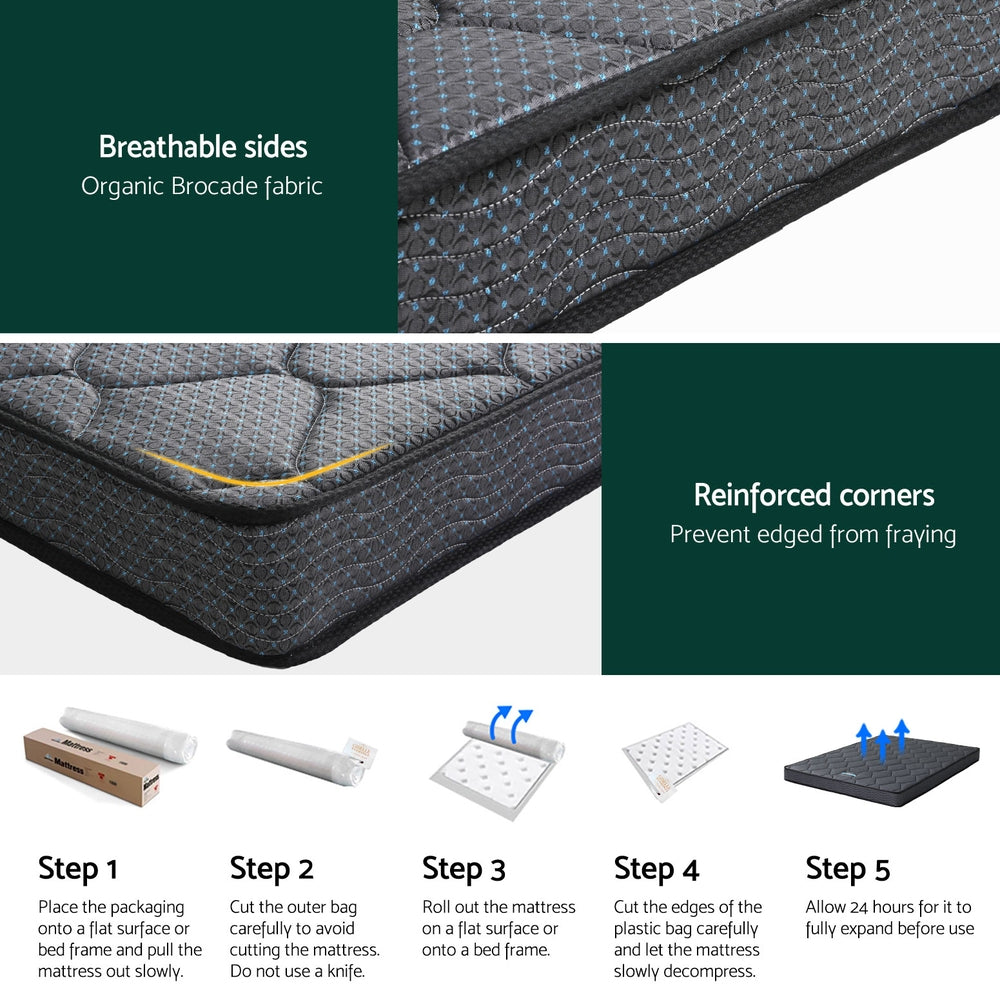 16cm Mattress Bonnell Spring Double/King/Single/Queen