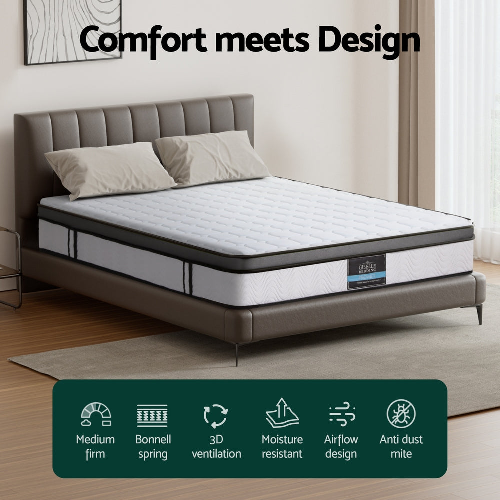 Mattress Cool Gel Foam 25cm Double King Single Queen
