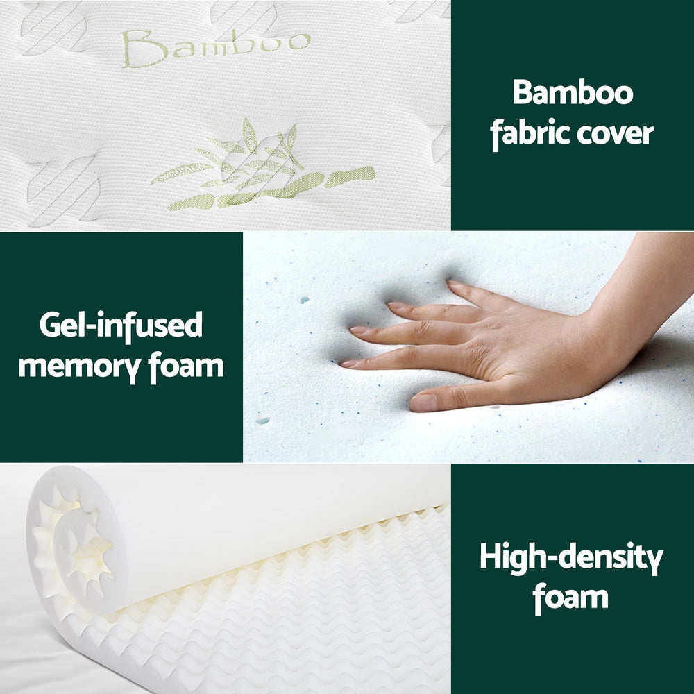 Simple Deals Mattress Cool Gel Foam 30cm Double