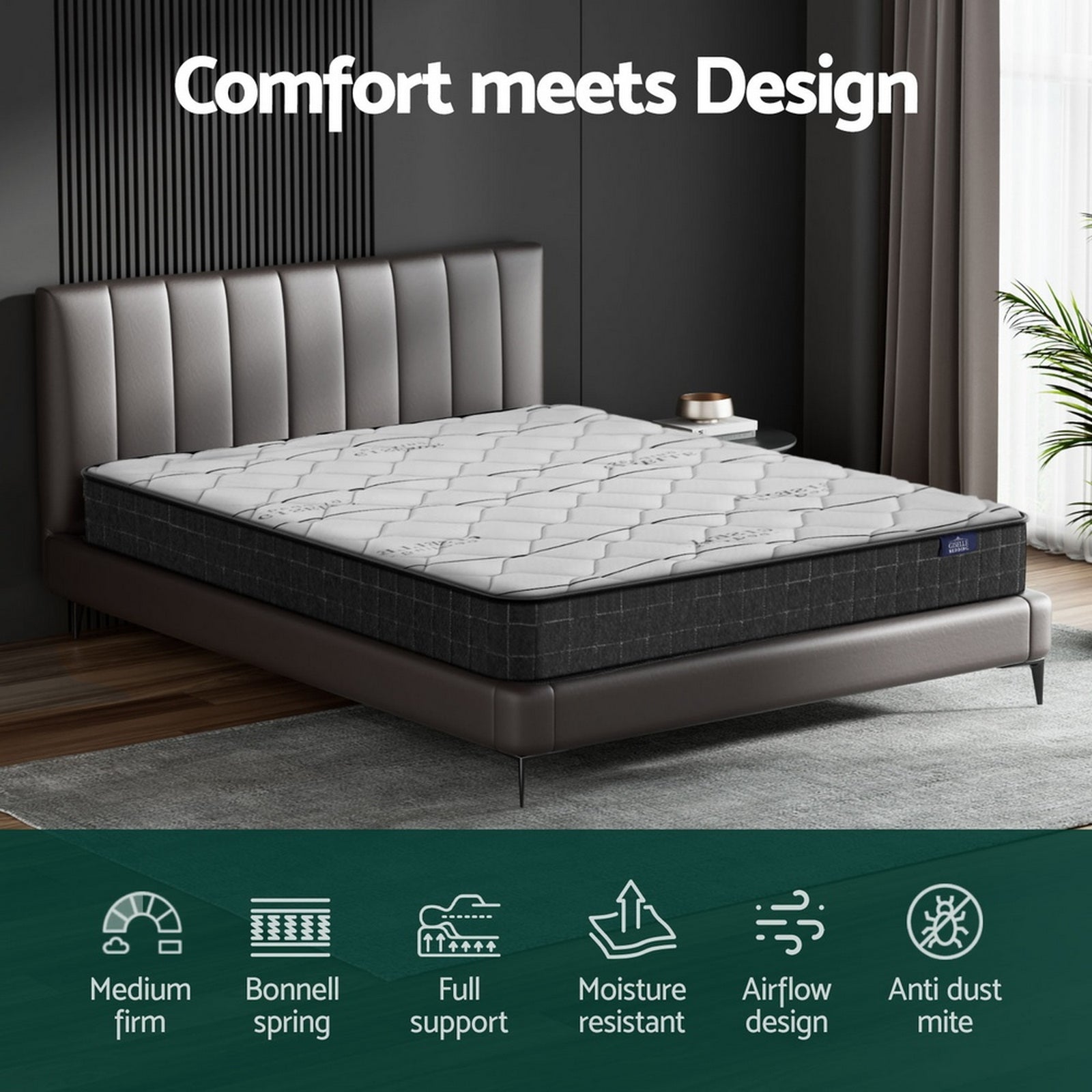 16cm Medium Firm King Mattress – Comfortable & Supportive -Stylish
