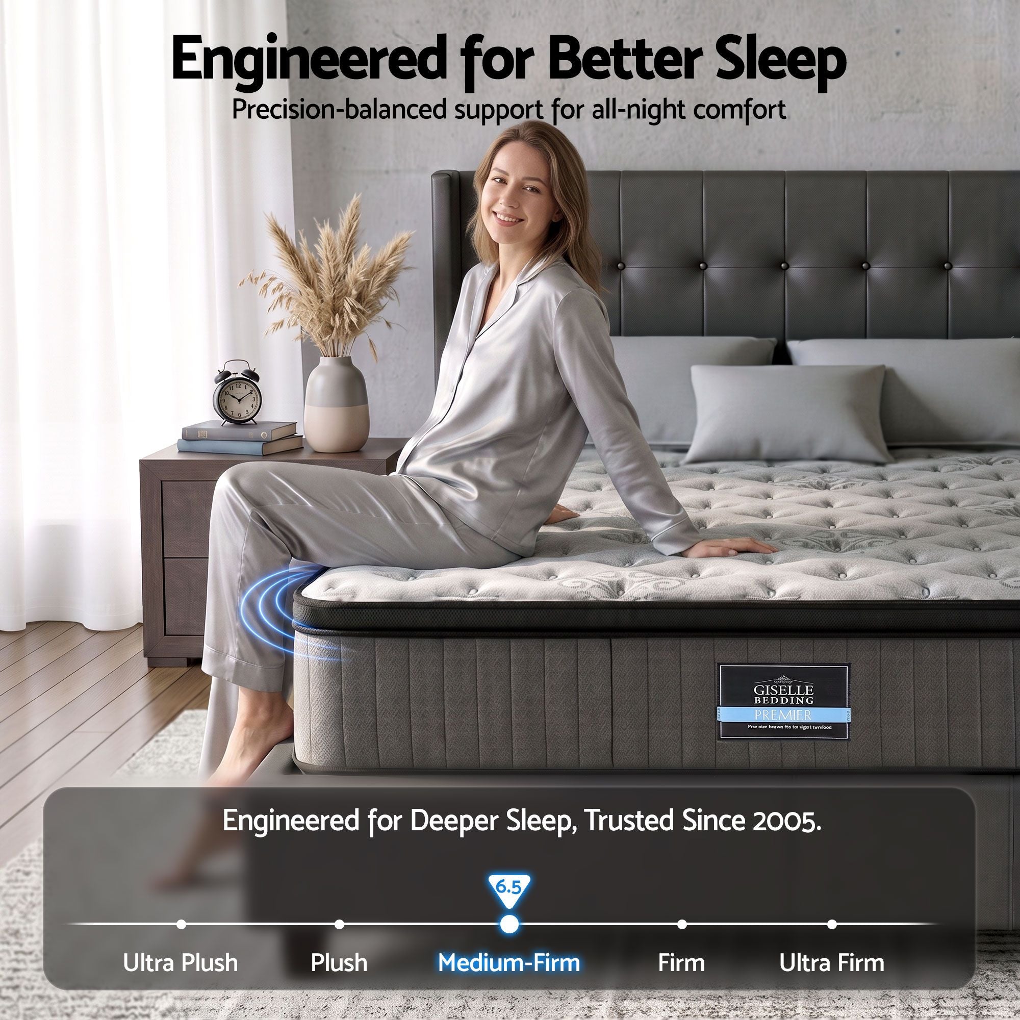 Bed Mattress Giselle 34cm Single