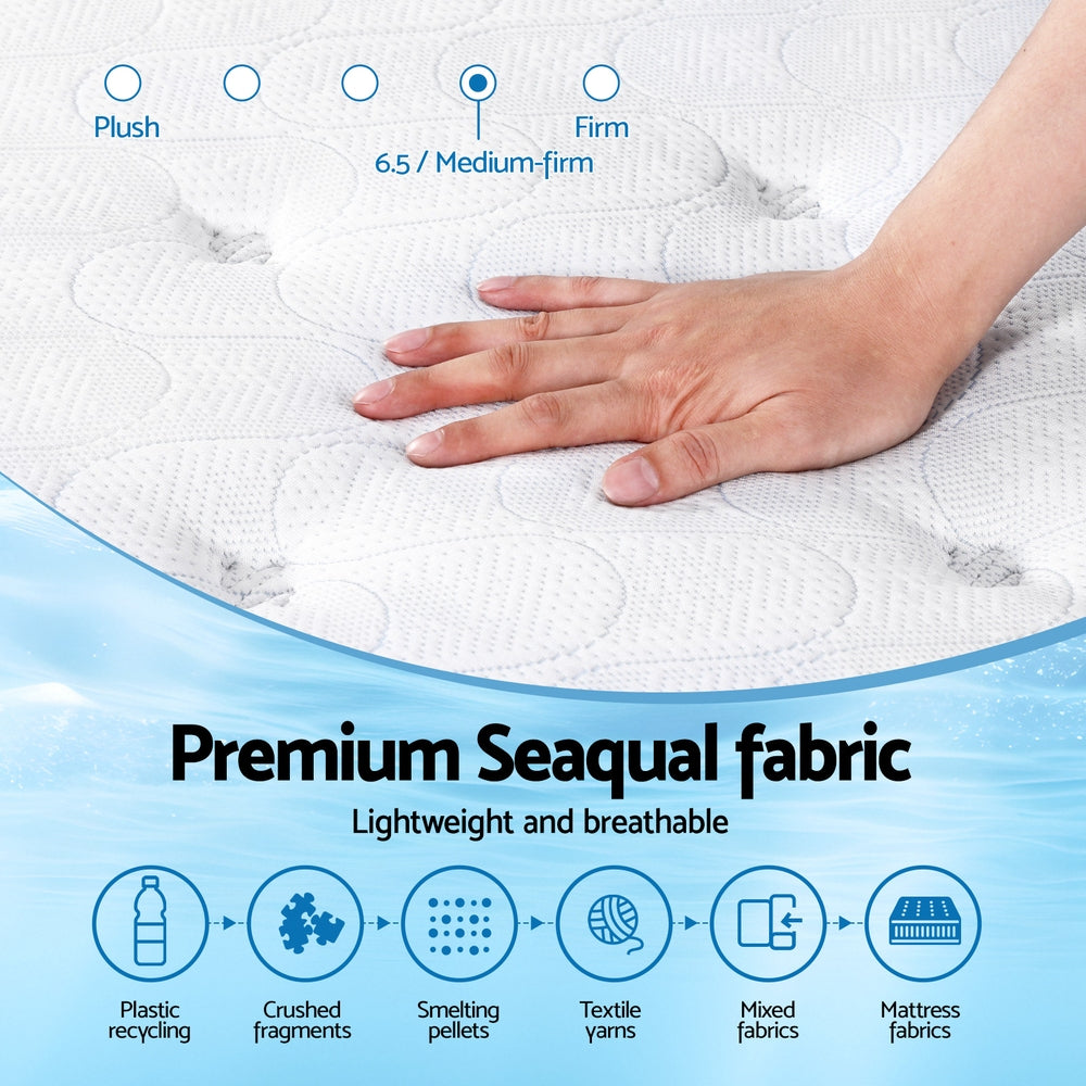 Thick 30cm Mattress Pocket High-Density Memory Foam