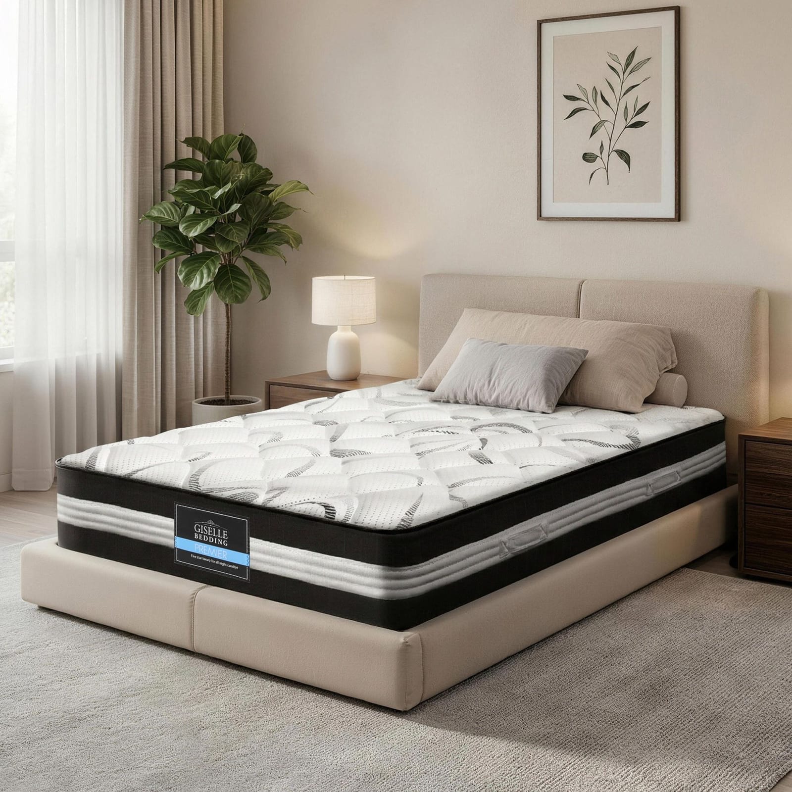 King Single Medium Firm Mattress 203x107cm