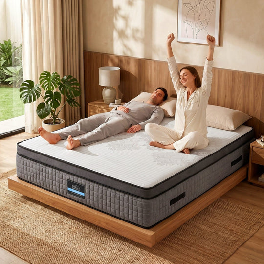 Double Mattress 37cm Dual-Zone Flippable - Double Mattress