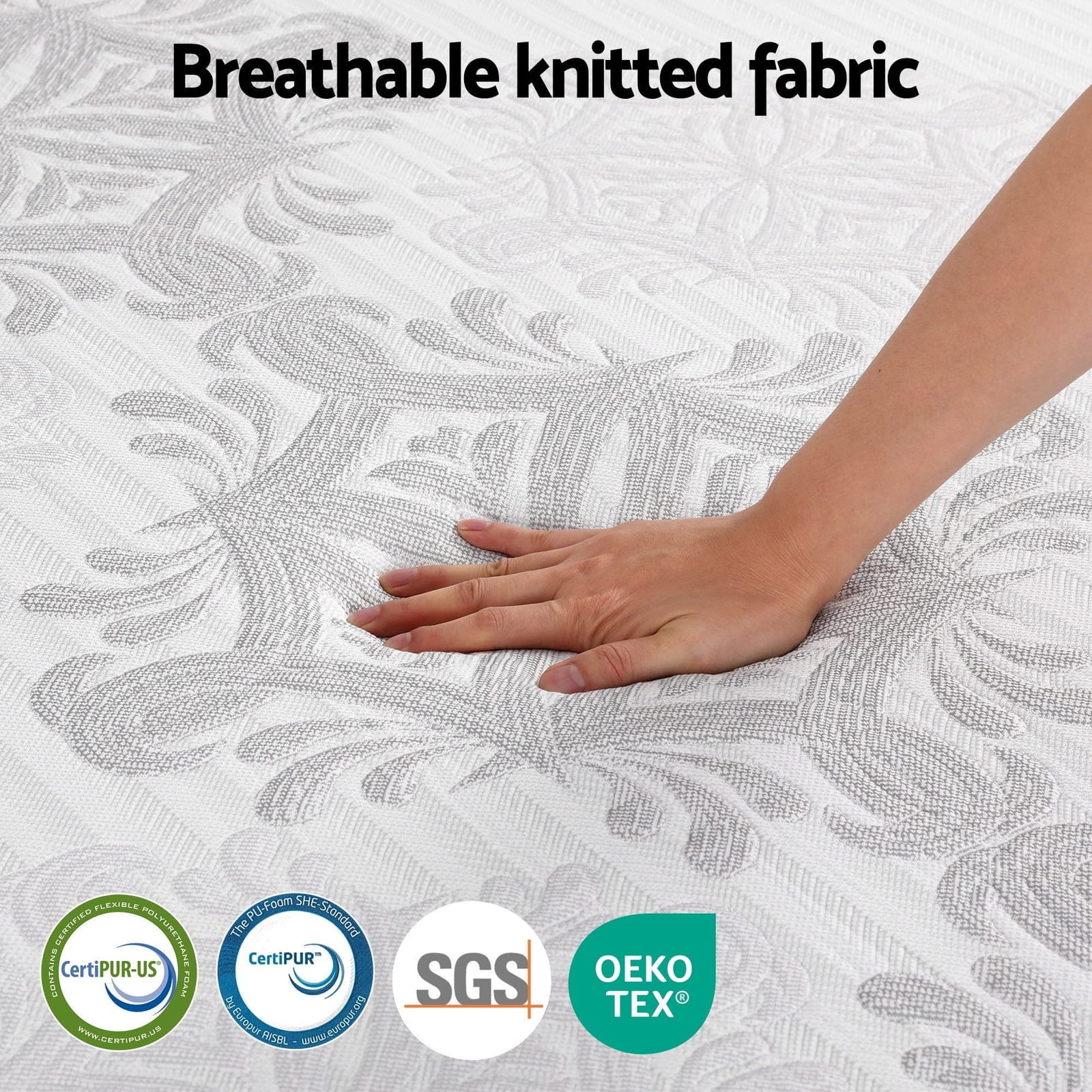Queen Mattress Adjustable Firmness 153x203x37cm