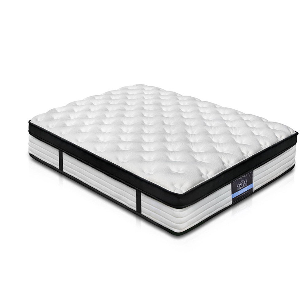 Double Size 31cm Euro Top Mattress Medium Firm 6.5 660 Coil Support