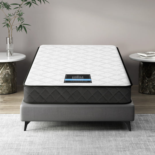 King Single - King Single Size Bonnell Spring Mattress 16cm Thick Medium-Firm Feel, 6-Turn Coil Support