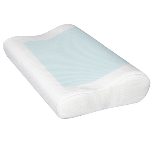 Twin Pack Contour Pillow with Cool Gel Memory Foam Comfort
