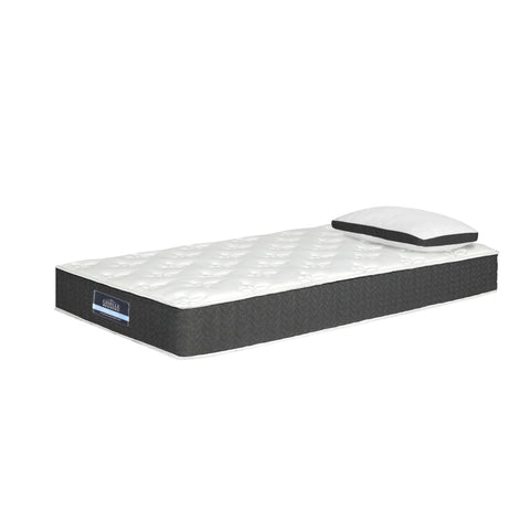 Medium-Soft Mattress with Pillow Pocket Spring for Single Beds