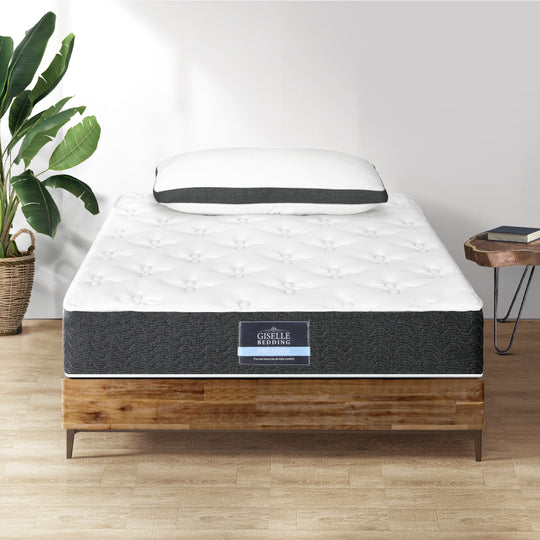18Cm - 18cm Mattress Medium Soft w/Pillows Single