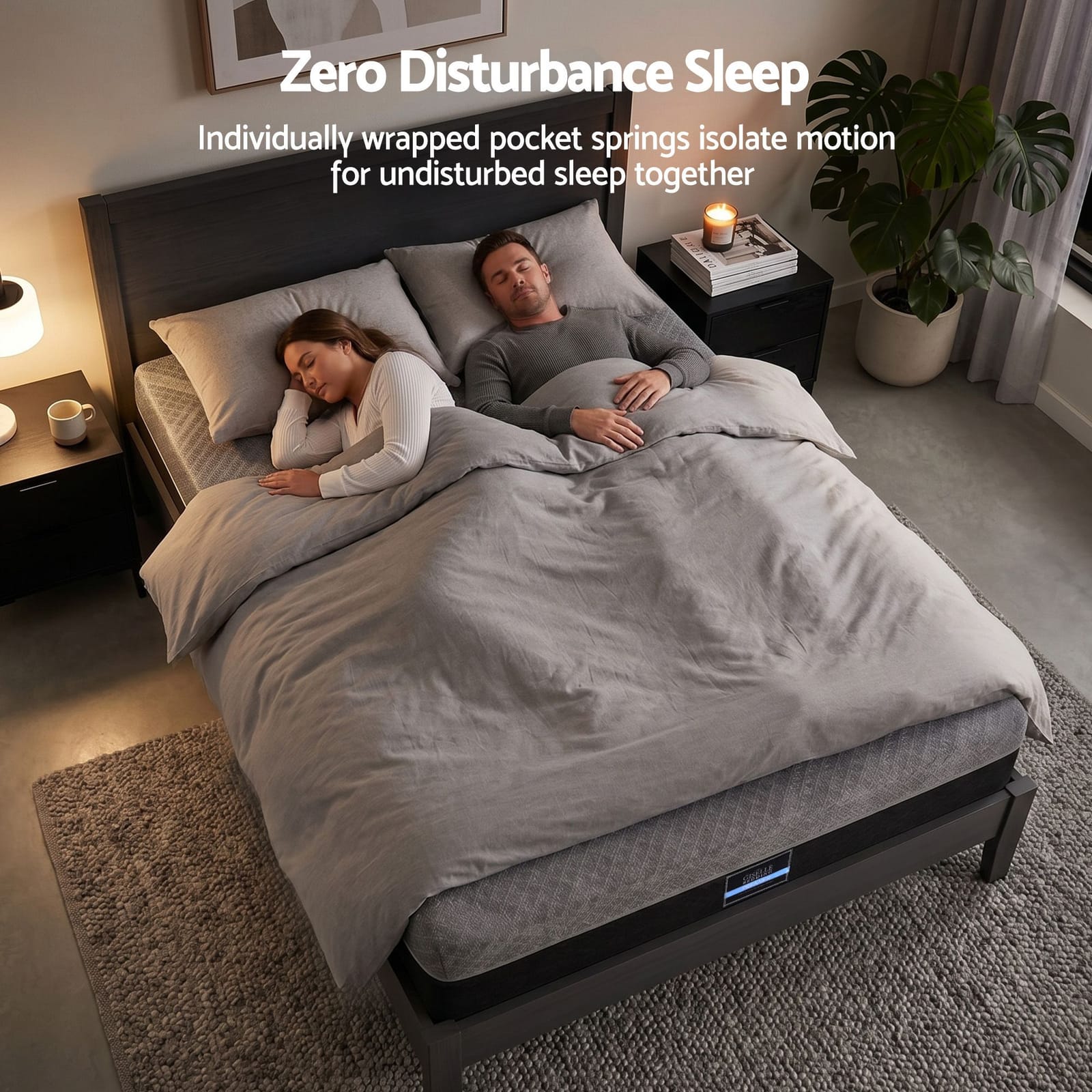 Double Mattress 26cm Firm Pocket Spring | Simpledeals