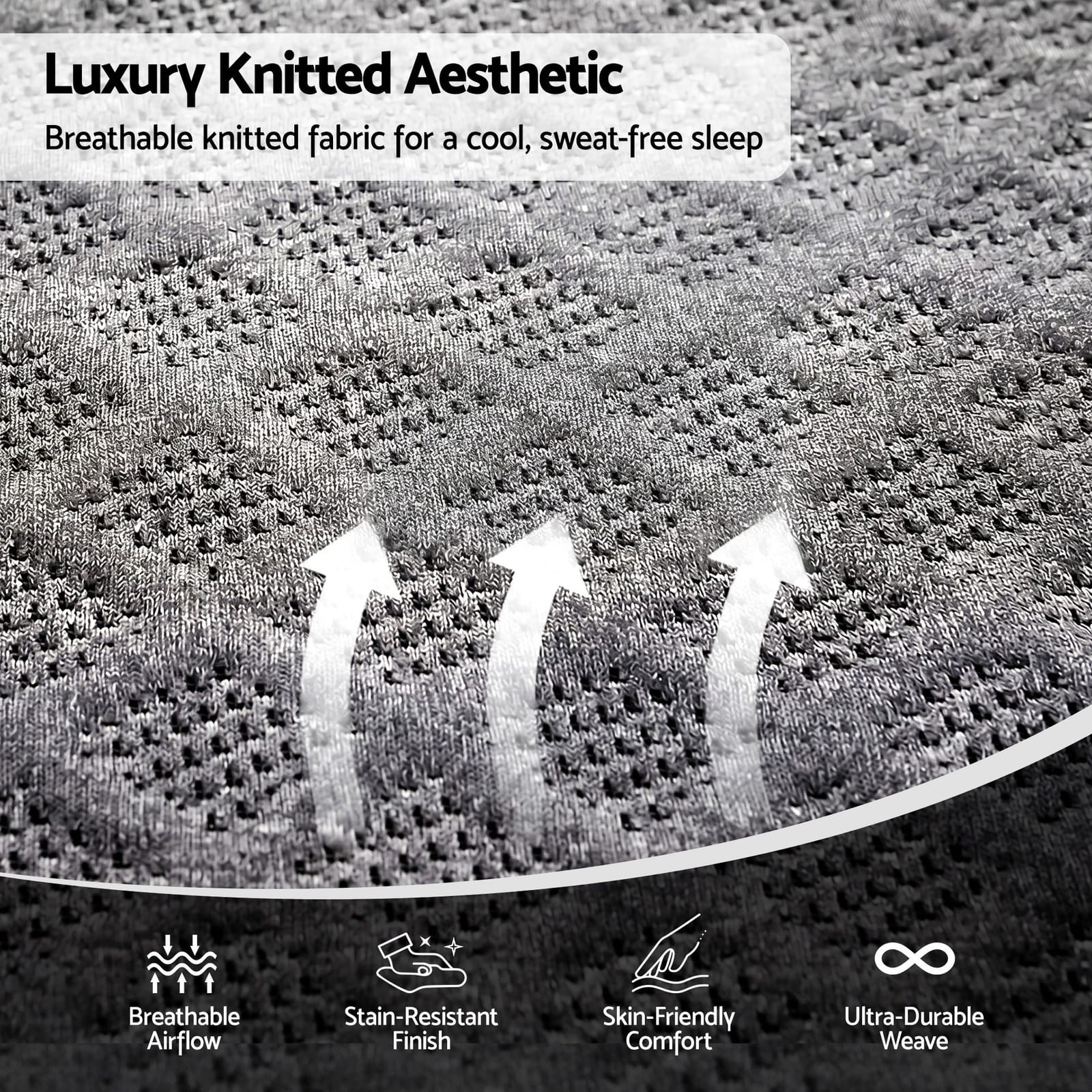 Grey mattress 107x203x26cm