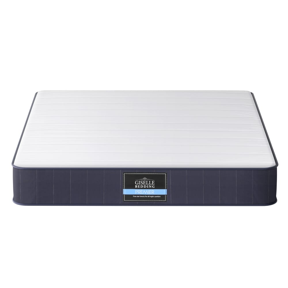 White mattress 90x190cm, in room setting
