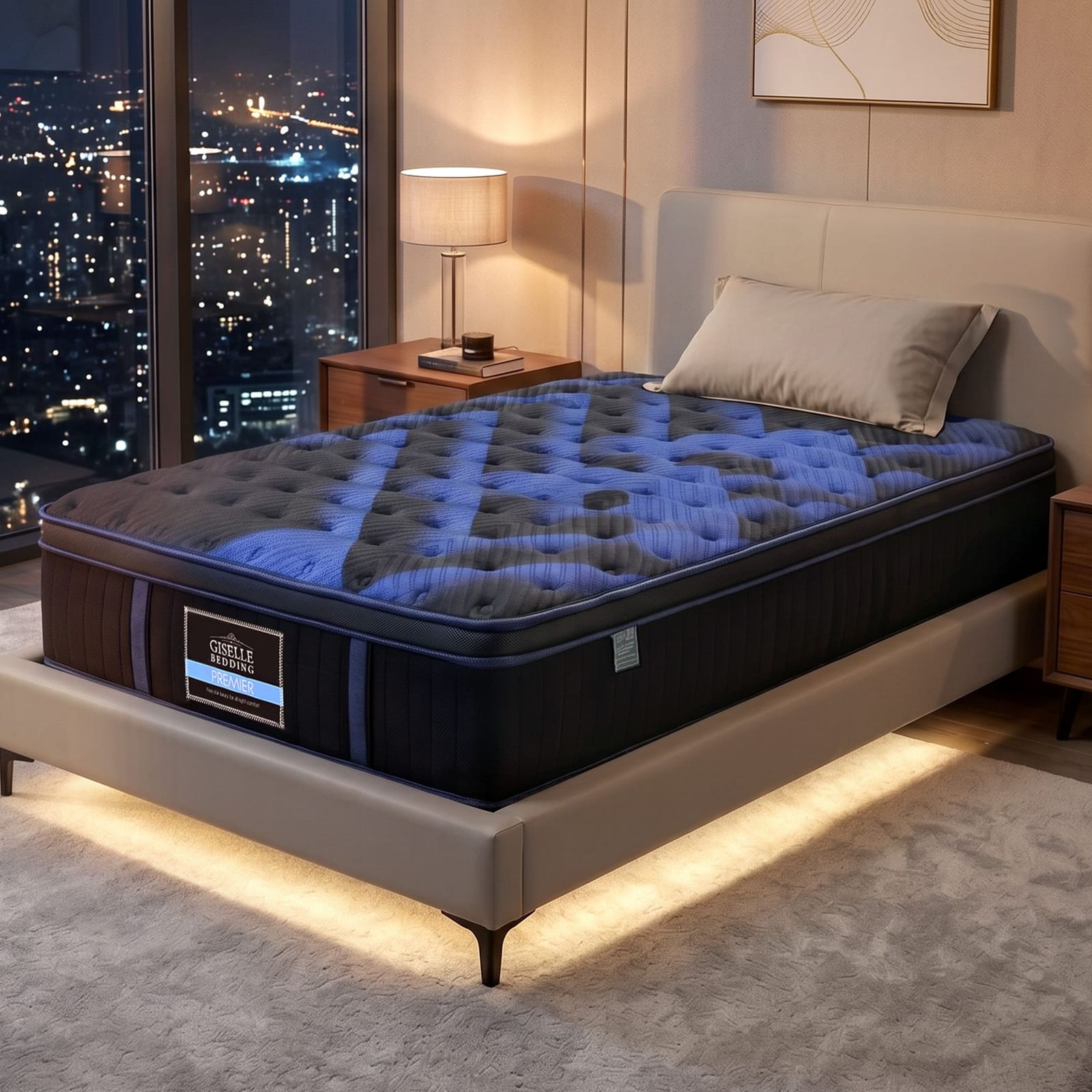 King Single Hybrid Mattress 34cm Cooling Gel | Simpledeals