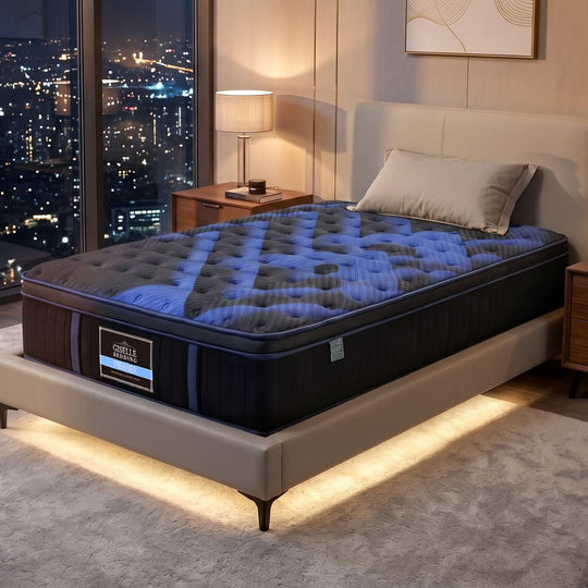 King Single Hybrid Mattress 34cm Cooling Gel - King Single Mattress