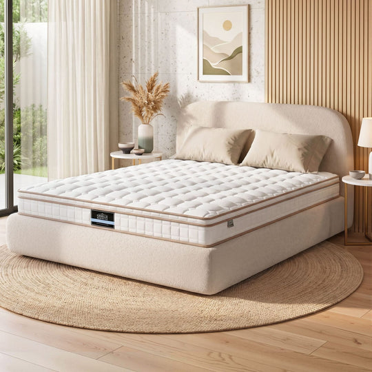 Double Mattress Firm Pocket Spring 20cm - Natural